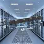 Qoltec Solid Steel Cable Organizer for 19" racks | 1U Foto 5