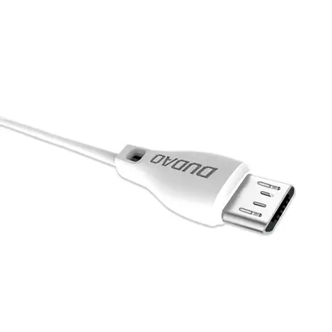 Dudao micro USB data charging cable 2.4A 1m white (L4M 1m white) Photo