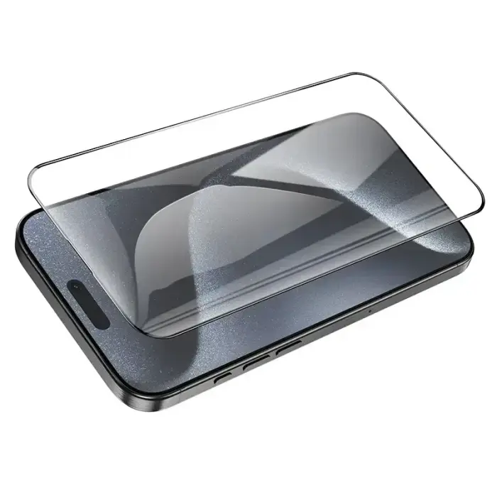 Borofone Tempered glass BF6 Diamond Armor Full Screen HD for Iphone 16 Pro Max - 10 pieces Foto 5