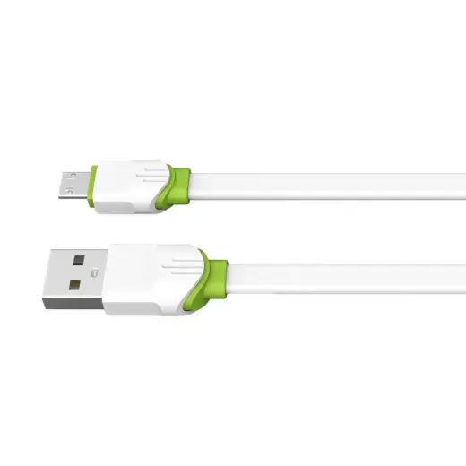 LDNIO LS34 провод для передачи данных и зарядки | USB-A на Micro USB | 12W | 1m | белый Фото num