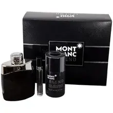 Mont Blanc Legend Gift set EDT 100 ml, miniature EDT 7.5 ml and deo stick 75 g