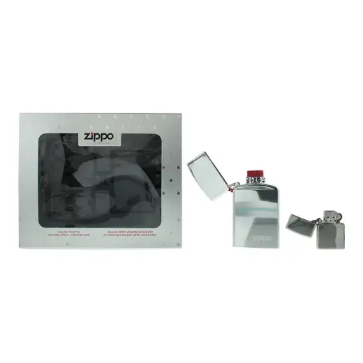 Set Zippo: Zippo, Eau De Toilette, For Men, 50 ml + Zippo, Windproof, Ligher, Silver