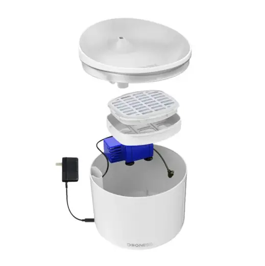 Water Fountain for pets 1l Dogness (white) Photo