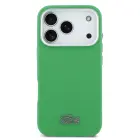 Lacoste Iconic Petit Pique Metal Logo MagSafe Case for iPhone 17 Pro Green Foto 2