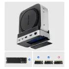 Orico MiniDock 10-in-1 Docking Station with SSD Hard Drive Bay - Silver Фото num