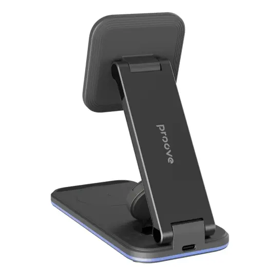 Proove wireless charger Energy Fold 3 in 1 black Фото num