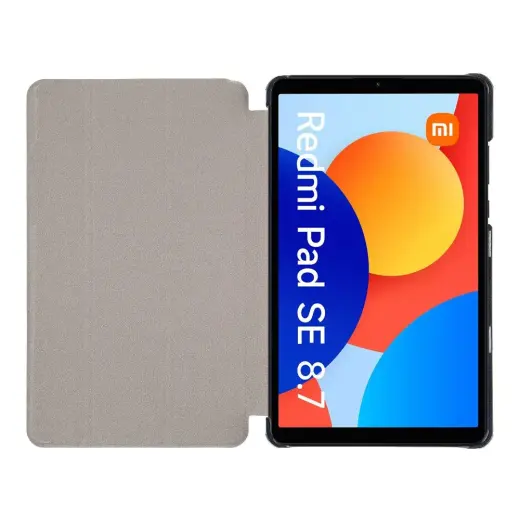 Tactical Book Tri Fold Case for Xiaomi Redmi Pad SE 8,7" Red