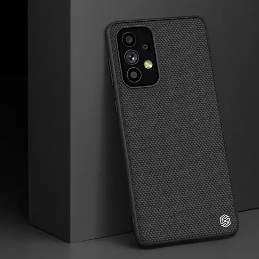 Nillkin Textured Case durable reinforced case with gel frame and nylon back for Samsung Galaxy A73 black Foto 8