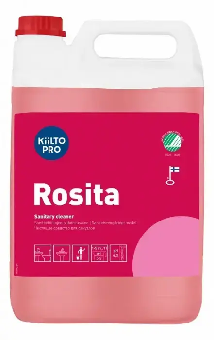 Kiilto Rosita, Sanitāro telpu tīrīšanas koncentrāts ar noturīgu aromātu, 5l