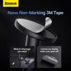 Baseus Car Holder C01 magnetIc with stick-on base (SUCC000001) black (damaged packaging) Foto 12