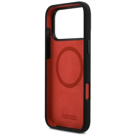 BMW M Silicon Horizontal Line MagSafe Case for iPhone 17 Pro Max Black Foto 7