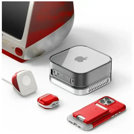 Stand Spigen Classic C1 for Apple Watch red Photo