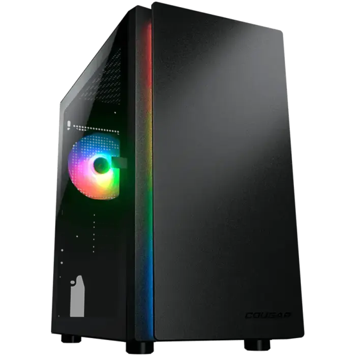 COUGAR Purity RGB PC Case, Mini Tower, Black