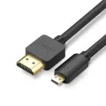 Ugreen HD127 micro HDMI - HDMI 2.0 4K 60Hz cable 1 m - black Фото num