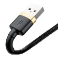 Baseus Cafule CALKLF-BV1 провод для передачи данных и зарядки | USB-A на Lightning | 12W | 1m | золотой, черный Фото num