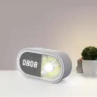 Alarm clock with LED Bunny night light PURE FNL-05 INGRID white long Forever Light Photo