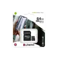 Kingston atmiņas karte 64GB microSDXC Canvas Select Plus cl. 10 UHS-I 100 MB|s + adapteris Foto 1