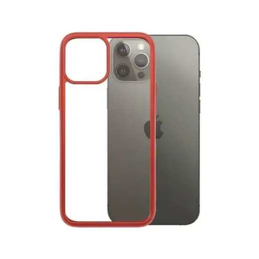 PanzerGlass ClearCase case for iPhone 12 Pro Max - transparent and red Photo