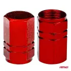 Aluminium valve cap red 4 pcs — Photo 3