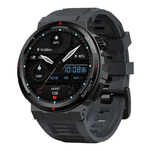 Zeblaze Ares 3 Plus Smartwatch (Black) Фото num