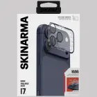 Camera Lens Glass Skinarma Magma Full Matte for iPhone 17 Pro Max blue Foto 3