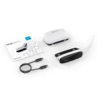 2-in-1 Docking Station and Power Bank for B100 BoboVR PD100 Combo Battery - White Foto 4