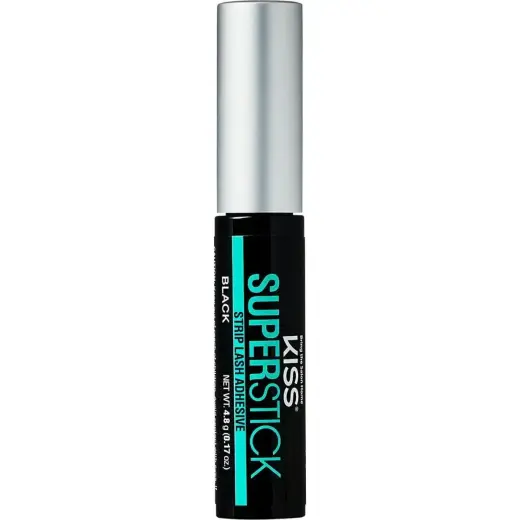 KISS, Ciglia Finte, Super Stick 5-Day Extended Wear Strip Lash Adhesive - 4.8 G Black (Ciglia Artificiali) Foto 2