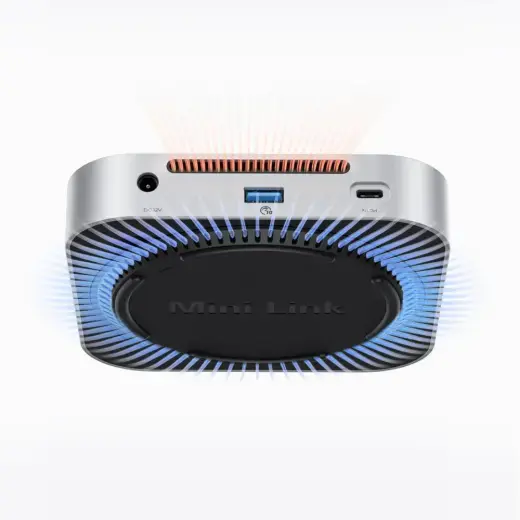 Orico MiniLink 9-in-1 Docking Station with M.2 SSD Hard Drive Bay - Silver Photo