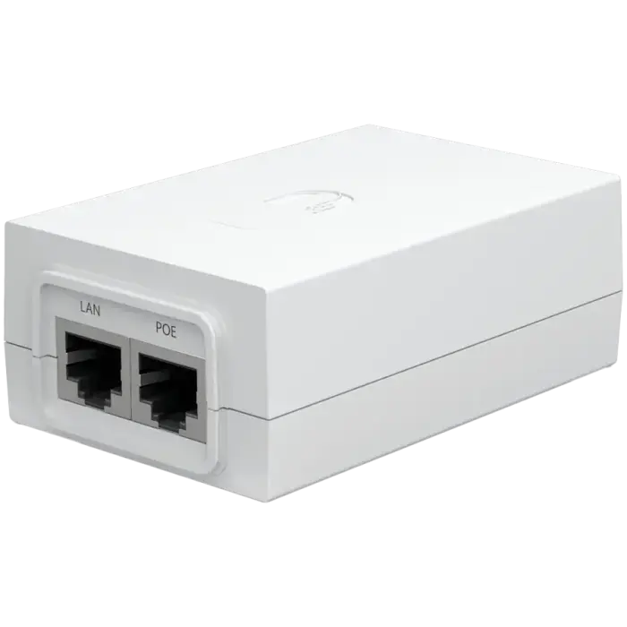 Ubiquiti UniFi POE-24-30W-G-WH-EU PoE Injector, 24VDC, 30W, Gbit