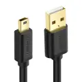 Kabelis USB 2.0 UGREEN 10355B, male, mini USB, 1m Foto 3