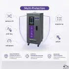 Qoltec Three-phase AVR MULTIPROTECTION voltage stabiliser | 10kVA | Accuracy ± 3% | 3-phase servo motor | LCD — Foto 7