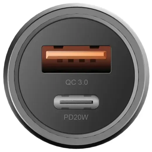 ENERGEA Alu Drive PD20+ automašīnas lādētājs | 38W | PD, QC | USB-A, USB-C | pelēks, gunmetal Foto 5