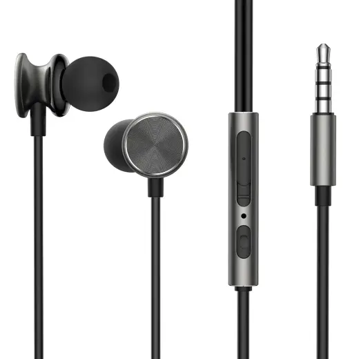 Joyroom Wired Series JR-EW03 wired in-ear headphones - dark gray Фото num