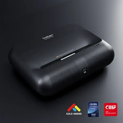 Yaber K300s Multimedia Laser RGB FullHD 1080p Projector with JBL Speakers - Black Foto 11