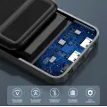 SENDEM PK91 external battery (powerbank) | 10000 mAh | 10.5W | Micro USB, USB-C, USB-A | black Photo