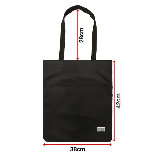 Shopping bag Wonder pattern 4 black Photo