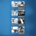 Car phone holder for the rearview mirror - black Foto 10