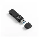 XO card reader 2 in 1 DK05B USB 3.0 black Foto 1