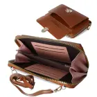 Knitted bag for phone GCW06 brown Photo