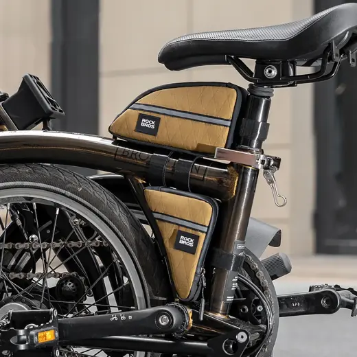 Rockbros Triangle Bike Frame Bag 0.3l - Brown Фото num