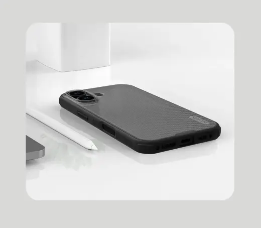 Nillkin Super Frosted PRO Back Cover for Apple iPhone 17 Transparent Black Foto 5