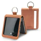 Mercury Basic Diary Case for Samsung Galaxy Z Flip7 Light Brown — Foto 1