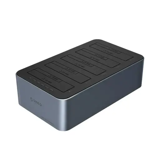 Orico 6656C3-C 5-Bay Docking Station with Offline Clone Function 2.5"/3.5" SATA HDD/SSD - Gray Foto 2