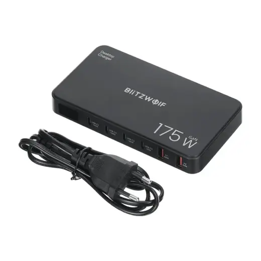 Blitzwolf BW-S30 6-in-1 Charging Station 4xUSB-C + 2xUSB 175W Фото num