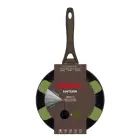 Сковорода Natura Ø18см индукционная коричневая с защитной крышкой Фото num