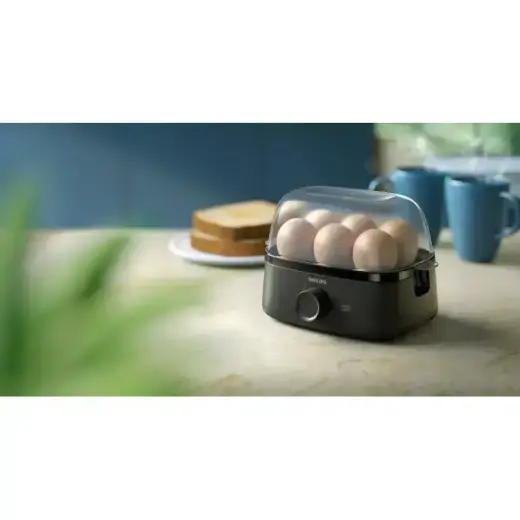 Philips Eggcooker HD9137 90 black Schwarz up to 6 eggs (HD9137/90) Photo