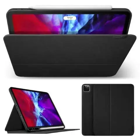 LAUT Prestige Folio Case with Apple Pencil Holder for iPad Pro 11", iPad Air 10.9" - Black Фото num