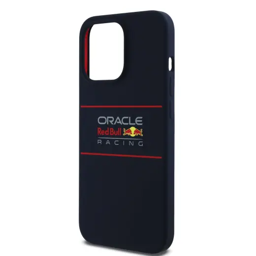 Red Bull Silicone Horizontal Logo phone case for iPhone 13 Pro with MagSafe support navy Photo