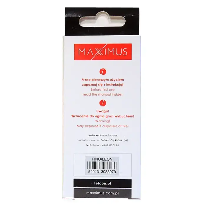 BATTERY MAXXIMUS LG FINO / LEON 1750 mAh  BL-41ZH Фото num