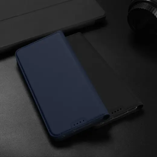 Dux Ducis Skin Pro Case For Realme GT Neo 5 | Realme GT3 Flip Cover Card Wallet Stand Black Фото num